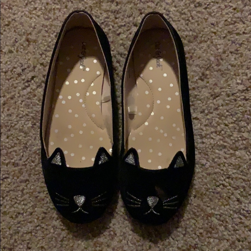 Cat & Jack black Cat flats